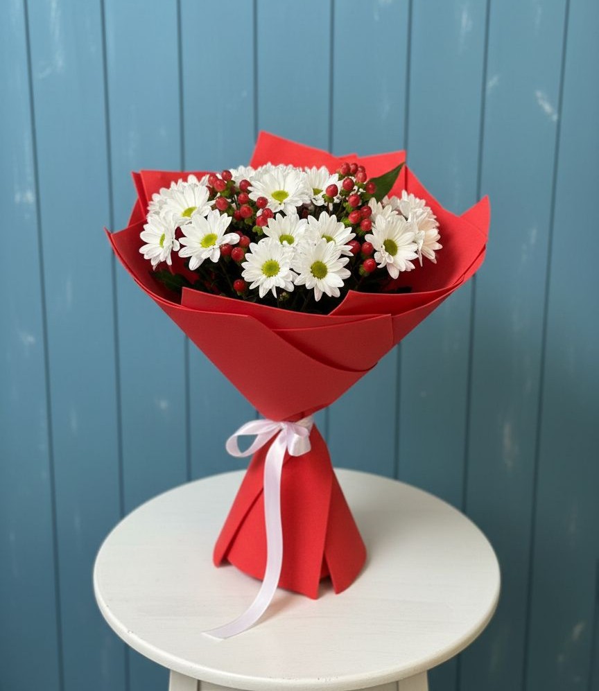 Букет цветов из: Хризантемы в Нязепетровске