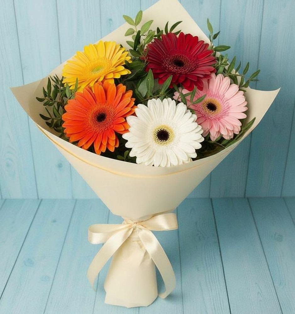 Букет цветов из: Герберы в Нязепетровске