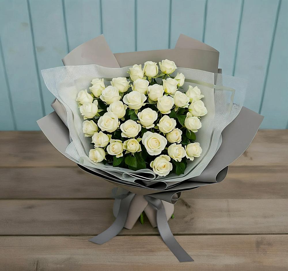 Букет Белоснежная нежность в Нязепетровске