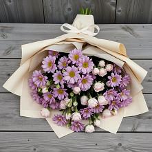Букет цветов из:  Розы и Хризантемы в Нязепетровске