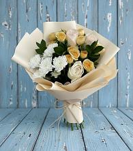 Букет цветов из:  Розы и Хризантемы в Нязепетровске