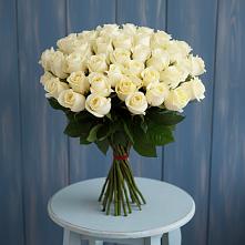 Букет 51 Белая роза Эдлесс Лав #REPLACE_PRED# Нязепетровске