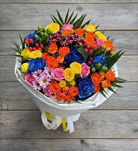 Букет цветов из:  Розы и Хризантемы в Нязепетровске