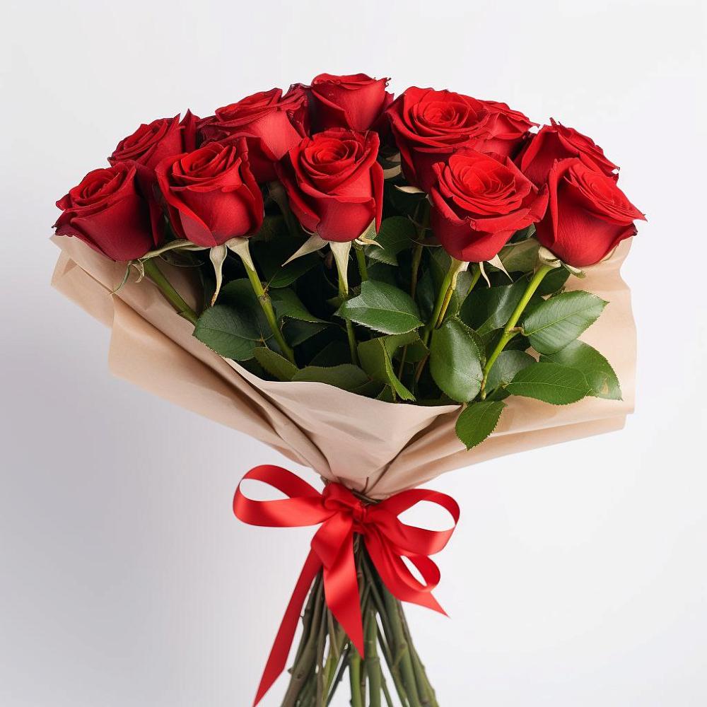 Букет 11 Красных роз Эдлесс Лав в Нязепетровске